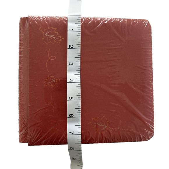 Creative Memories Scrapbook Album  7x7 Orange Spice Fall Leaves w/ pages SEALED - Picture 4 of 4